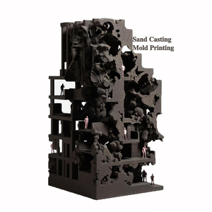 Nhà Máy Giá tùy biến hoặc bán buôn nhanh chóng prototyping cát 3D in ấn hình học ba chiều tác phẩm nghệ thuật thủ công mỹ nghệ - Product Image 1