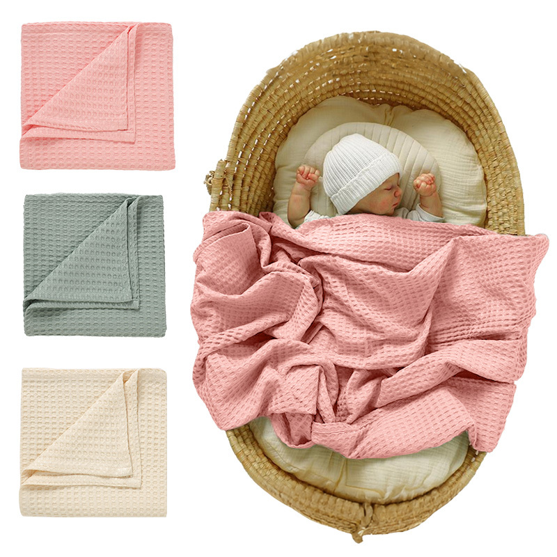 95X95cm Viscose Bamboo Organic Cotton Blanket