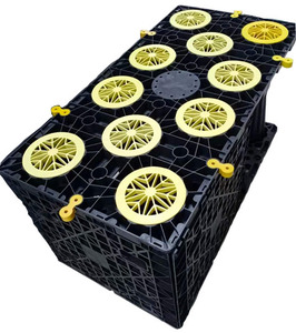 Modules de collecte des eaux de pluie souterraines, réservoir en gros, PP léger, écologique, durable, <span class=keywords><strong>filtre</strong></span> d'atténuation des eaux de pluie - Product Image 2