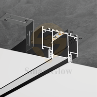Profils de plafond tendu en aluminium pour éclairage LED, bandes lumineuses LED, film souple en PVC, prix usine Chine