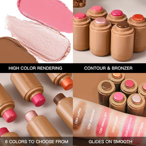 Rubor en Barra Victoria's Key, Vegano, Doble Uso, Crema Facial, Labios y Mejillas, Resistente al Agua, Mate, Tono <span class=keywords><strong>de</strong></span> Piel Medio - Product Image 2