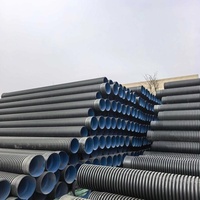 Tuyau flexible en PEHD ondulé pour conduite électrique, gaine de câble souterraine, canalisation d'évacuation des eaux usées