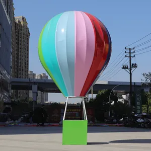 Balão de ar quente personalizável para decoração de festas de férias e casamentos, com layout de 160cm x 320cm para shopping e locais de negócios ao ar livre