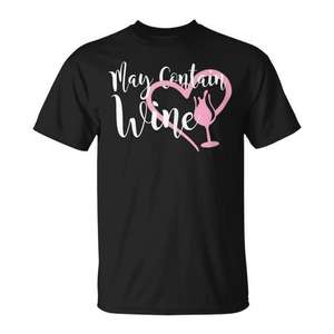 Camiseta de regalo para enólogo/a, idea de regalo para mujer, puede contener vino, camiseta promocional - Product Image 1