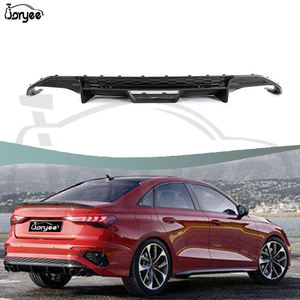 Joryee, difusor de parachoques trasero de fibra de carbono, alerón de escape, BodyKit, piezas de coche para Audi S3 8Y <span class=keywords><strong>A3</strong></span> SLINE 2021-2023, accesorio de afinación - Product Image 2