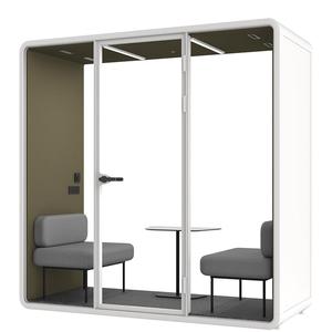 Cabina de Oficina Modular para Reuniones Rápidas de 2 Personas, Cabina Acústica Insonorizada - Product Image 6