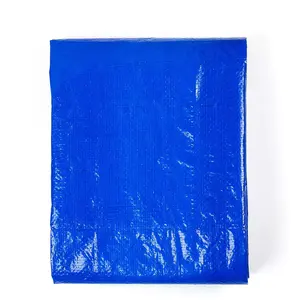 YRH China Factory 120g 4m Width Strong Waterproof PE Tarp HDPE Coated Hay Roof Agricultural Tarpaulin