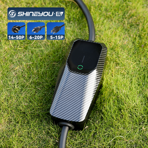 Nhà máy trực tiếp AC xách tay 3.6kW 110/240V SAE j1772 LCD hiển thị 16A 1 giai đoạn cấp <span class=keywords><strong>2</strong></span> xe điện xách tay EV sạc - Product Image 3