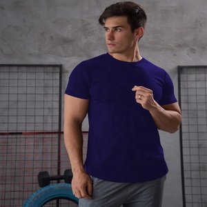 Drop Hem Muscle Quick Dry Sport <span class=keywords><strong>T</strong></span> <span class=keywords><strong>Shirt</strong></span> Logo personalizzato stampa <span class=keywords><strong>T</strong></span> <span class=keywords><strong>Shirt</strong></span> <span class=keywords><strong>Slim</strong></span> <span class=keywords><strong>Fit</strong></span> Fashion Design <span class=keywords><strong>t</strong></span>-<span class=keywords><strong>shirt</strong></span> aderenti <span class=keywords><strong>uomo</strong></span> - Product Image 2