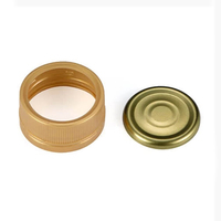 Bouchons et fermetures en fer blanc à visser pour bocaux avec bouton de sécurité anti-déversement personnalisable 30mm-82mm