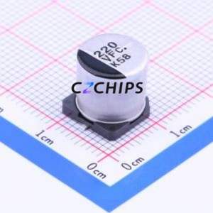 Condensador Electrolítico de Aluminio SMD EEEFC1V221P, D10xL10.2mm 220uF 20% 35V 502.5mA-120Hz - Product Image 1