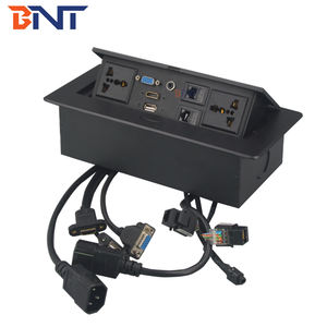 Ausklappbare Desktop-Steckdose/ Versteckte Elektrosteckdosenbox für Möbel/ Bürotisch-Steckdosenbox - Product Image 4