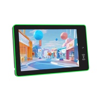 Tablette Android murale 10,1 pouces économique avec barre lumineuse LED RGB, POE, WIFI6 et écran tactile pour affichage numérique en salle de réunion et magasin de détail