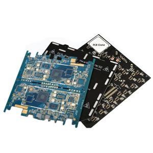 Carte PCB <span class=keywords><strong>vierge</strong></span> FR4 double couche personnalisée pour l'électronique intelligente, finition ENIG, huile bleue, texte blanc, pour appareils matériels intelligents - Product Image 6