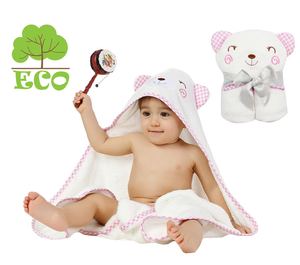 En gros bambou bio à capuche bébé serviette et <span class=keywords><strong>gant</strong></span> de <span class=keywords><strong>toilette</strong></span> - Product Image 4