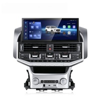 Radio Multimedia Android de 12.3 Pulgadas para Toyota Land Cruiser LC200 2007-2020, Unidad Principal de Navegación con Carplay, Monitor, Nueva Actualización