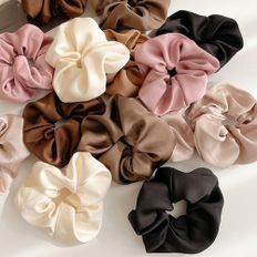 Ludia Silky Gbleed Hair Styling Ribbon Band Satén Shu Rizado Mini Vestido Bandas Mujer Goddy Band con String Wangpang Band - Product Image 1