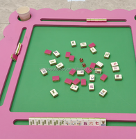 Table de jeu de Mahjong flottante avec dominos, personnalisable en couleur et taille, tapis de Mahjong pour piscine