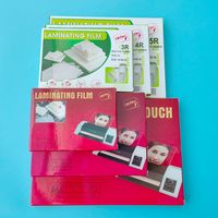 Film holographique transparent auto-adhésif imperméable pour lamination à chaud, feuille A4, film de lamination holographique transparent