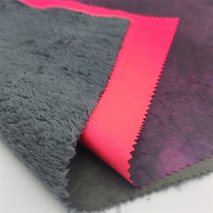 Manteau de veste d'extérieur en tissu polyester à <span class=keywords><strong>deux</strong></span> couches en cuir <span class=keywords><strong>comme</strong></span> tissu laminé - Product Image 5