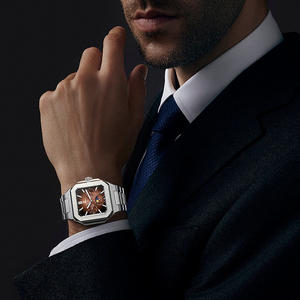 Orologio Automatico Meccanico da Uomo CARNIVAL 41mm in Acciaio Inossidabile con Fasi Lunari e Display 24 Ore e Settimana - Product Image 6