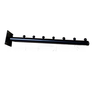 Siêu Thị Hàng Hóa Phụ Kiện Kệ Móc Với Năm Hạt 19Mm Vòng Ống Móc Vuông Hàng Đầu Tường Móc Làm bằng Kim Loại - Product Image 2