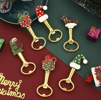 Neuer Weihnachts-Flaschenöffner - Kreativer Welpen- und Bären-Geschenk-Flaschenöffner im Hut-Stil - Kleines Geschenkartikel