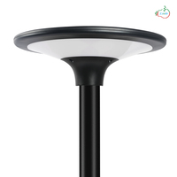 Lampadaires solaires extérieurs de grande taille IP65 pour aménagement paysager avec éclairage à 360° °   Éclat doux et élégant