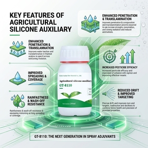Surfactante Organosiliconico Agricolo, Materia Prima Sinergica Universale per Insetticidi, Erbicidi e Fertilizzanti Fogliari - Product Image 3