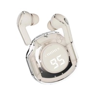 Earbuds Nirkabel Mini Tws Air39 /Uitrapods Pro Crystal Portable Bt Led Display, Headphone Gaming Air39 Pro In-ear dengan Ai