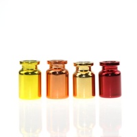 Flacon en verre à sertir stérile vide de 15ml, pilules rouges et brunes, pour emballage médical et cosmétique