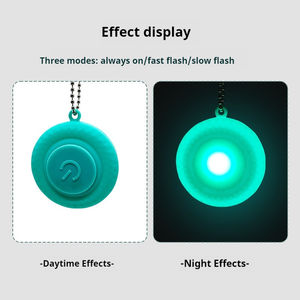 Collar Luminoso LED de Silicona Antipérdida para Perros y Gatos con Lámpara Nocturna para Pasear Perros, Accesorios de Joyería para Mascotas - Product Image 5