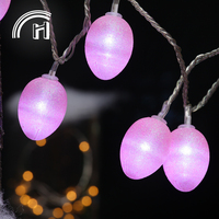 Lampe suspendue à led en forme d'oeuf pour la maison en plein air de couleur personnalisée
