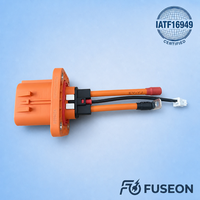 Rangkaian Kabel Tegangan Tinggi untuk Forklift EV Kustom 1000V Karet/XLPE Tembaga Berpelindung IP67 OEM