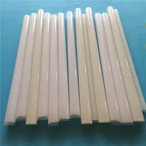 定制直径乳白色石英玻璃管耐热石英玻璃管