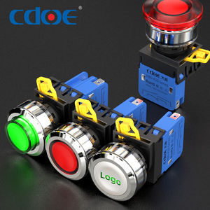 Nút chuyển đổi 20A 30 mét pushbutton Thiết bị chuyển mạch điện điều khiển tải kim loại IP65 đẩy bắt đầu dừng nút thiết bị chuyển mạch cho máy - Product Image 1