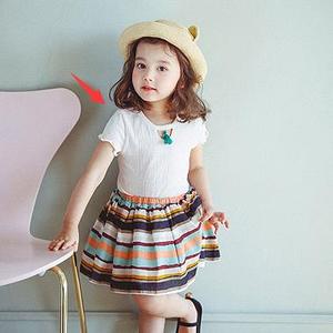 Design Your Own Girl's Round Collar <b>White</b> Color Plain T Shirts High Quality - Product Image 4