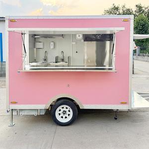 Bar à cocktails extérieur Donut Trailer Italian Ice Cream Coffee Cart Cuisine mobile BBQ Food Truck - Product Image 1
