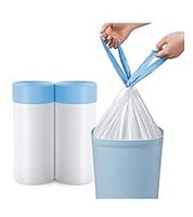 Sac à ordures ménager jetable en plastique à prix d'usine avec fermeture à cordon épaissi Portable en vente pour l'utilisation de l'emballage