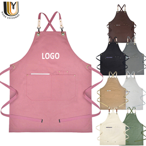 Grembiule Estivo Sottile Rosa per Unghie, Abbigliamento da Lavoro Femminile di Alta Qualità su Misura per Fioristi, Negozi di Tè e Saloni di Bellezza - Product Image 1