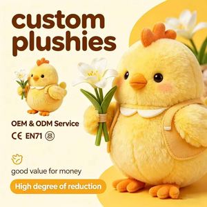 Peluche de Perro Súper Suave con Relleno de Algodón PP, Juguete Antiestrés, Regalo de Cumpleaños para Niños y Adultos - Product Image 1