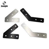 Plaque de renforcement d'angle latérale en aluminium de haute qualité et durable, profil 2020/45/135 degrés