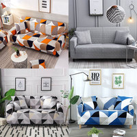 Housse de canapé imprimée universelle pour salon, protection extensible pour canapé, anti-salissures pour animaux, housses de canapé 4 3 2 1 places, personnalisables, vente en gros