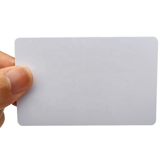PVC NFC Card 86*54mm White Blank Smart Second Printing of Business Cards 13.56Mhz NFC Access Control Card