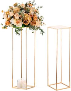 Nouveau support décoratif géométrique pour <span class=keywords><strong>mariage</strong></span>, présentoir de fenêtre haut-bas, ornements décoratifs pour table principale de <span class=keywords><strong>mariage</strong></span> BR-0952 - Product Image 6