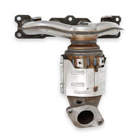 Convertisseur catalytique ternaire en acier inoxydable 409 pour moteurs GNC, norme d'émission Euro VI, position avant, ajustement universel, OEM