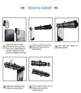 Apexel Personnalisé Tir la Lune 36X Téléobjectif Zoom Lentille de Caméra De Téléphone Portable pour <span class=keywords><strong>iphone</strong></span> - Product Image 3