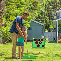 Kit de jeu de golf de précision le plus vendu – Cible en velours, balles adhésives, entraînement de swing intérieur/extérieur, mini-golf amusant et durable