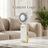 Ventilateur portable haute vitesse turbo, 100 vitesses réglables, rechargeable, mini, à clipser, faible bruit, vente en gros