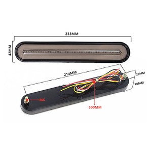 Imperméable 100 LED Remorque Camion Frein Lumière <span class=keywords><strong>3</strong></span> En 1 Néon Halo Bague Queue de Lumière D'arrêt De Frein Fluide Clignotant lampe 12-24V - Product Image 3